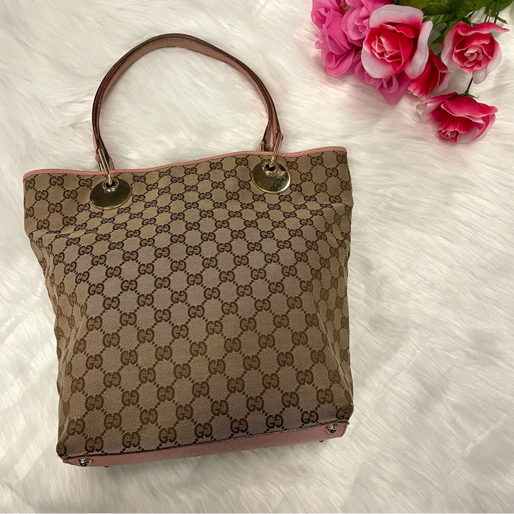 Vintage Gucci GG Canvas Open Tote